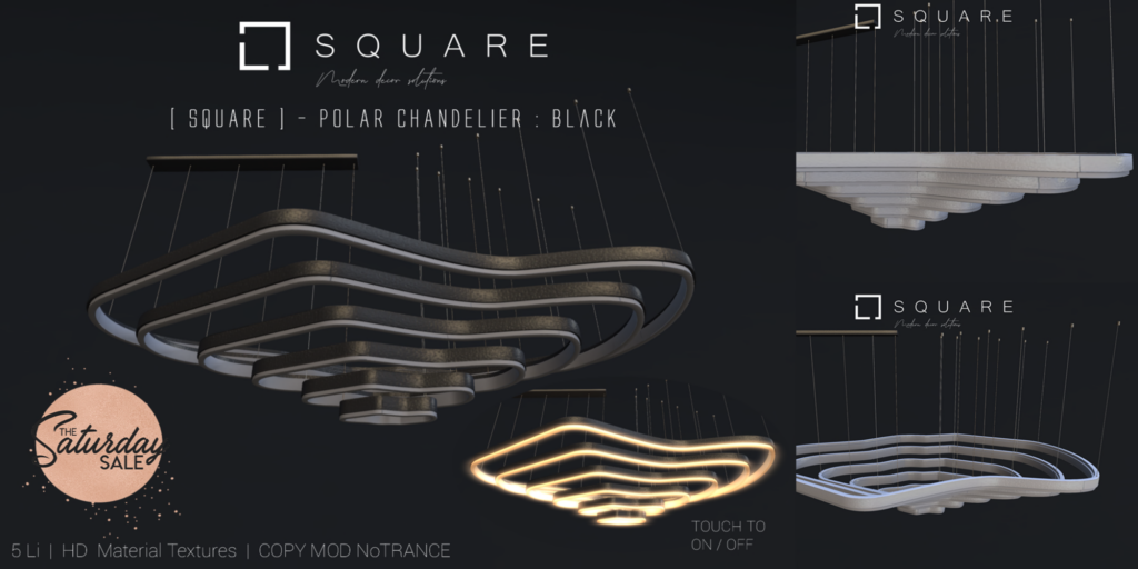 Polar Chandelier	&lt;a href=&quot;http://maps.secondlife.com/secondlife/Pandoro/179/89/3497&quot;&gt;Teleport&lt;/a&gt;