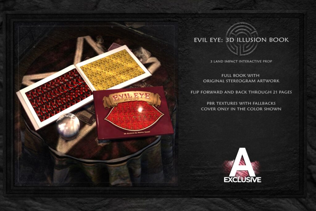 Evil Eye: 3D Illusion Book, L$395