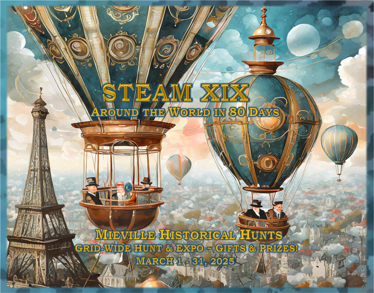 STEAM XIX: AROUND THE WORLD IN 80 DAYS HUNT