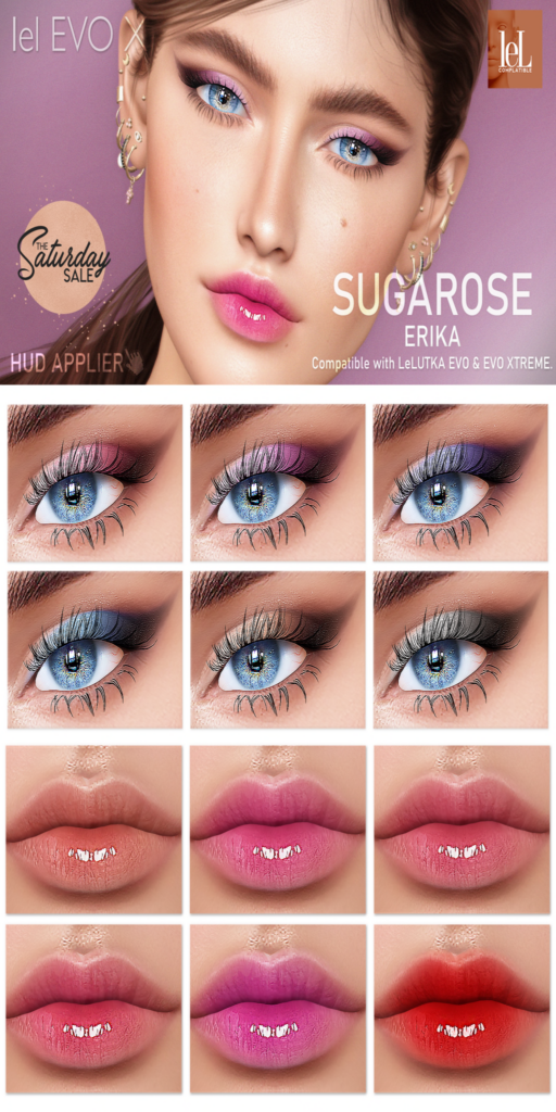 Erika Cosmetics - Evo/EvoX	&lt;a href=&quot;http://maps.secondlife.com/secondlife/Dulcamara/177/105/901&quot;&gt;Teleport&lt;/a&gt;