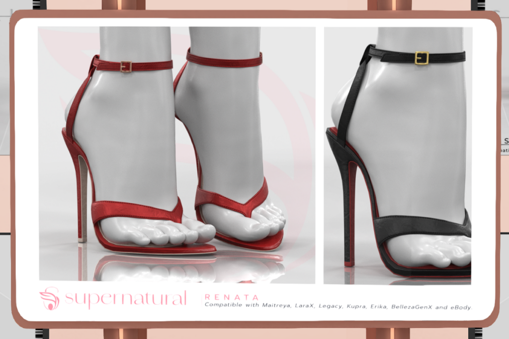 Renata Heels - Erika/GenX/Inithium/Legacy/Maitreya/Reborn/+mods, L$288