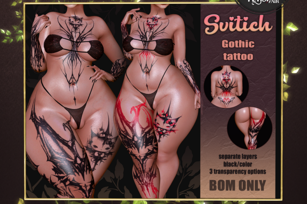 Gothic Tattoo - BOM, L$299