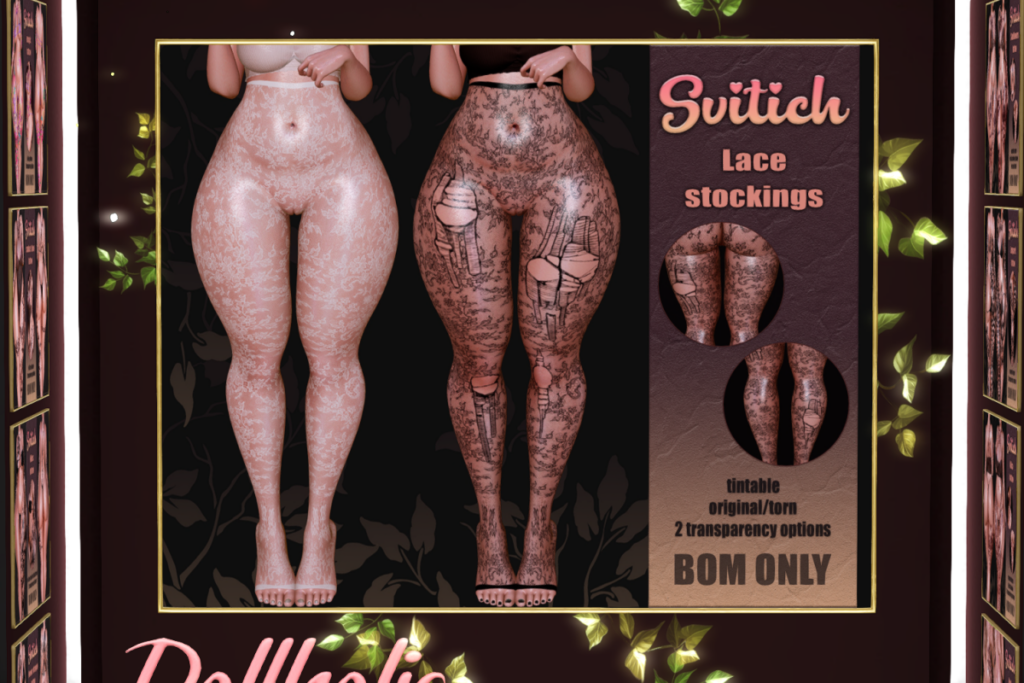 Lace Stockings - Bom, L$249