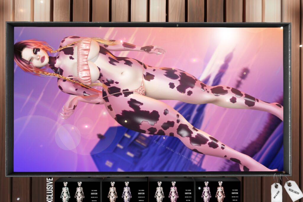 Baby Cow Skin Add-On 3D - BOM, L$399 each/L$799 FP