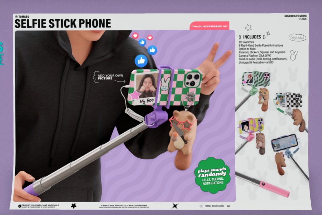 Selfie Stick Phone Holdable, L$385