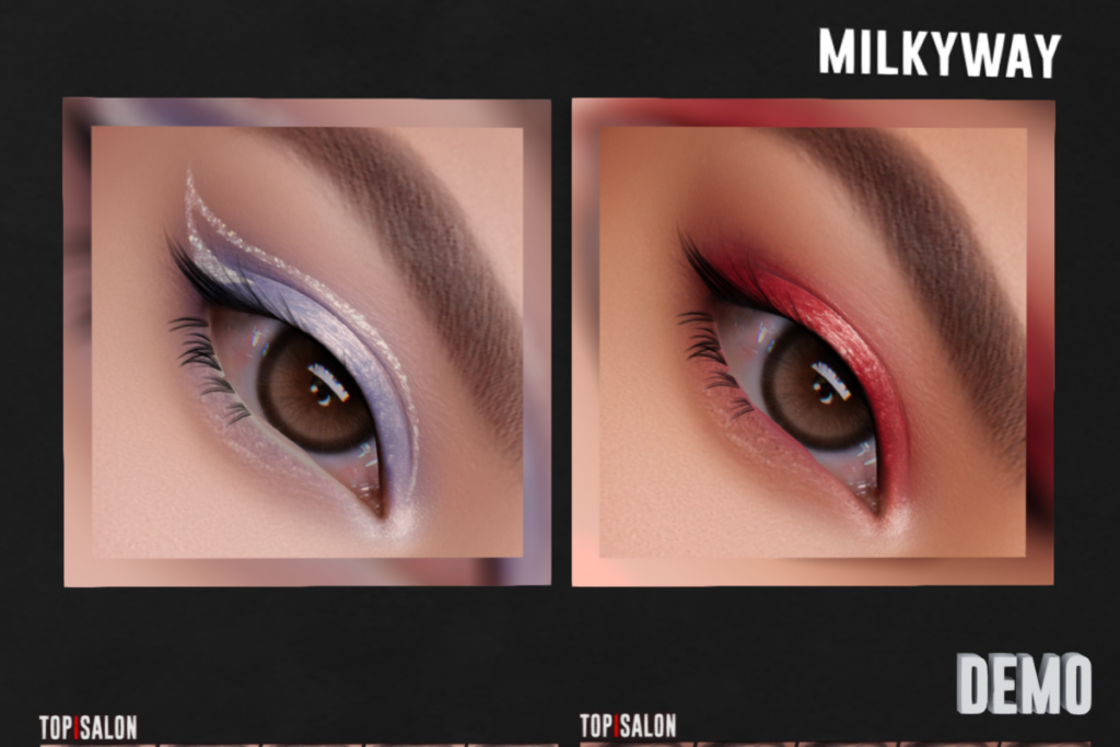 HD Milky Way Eyeshadows - EvoX, L$299 each/L$449 FP