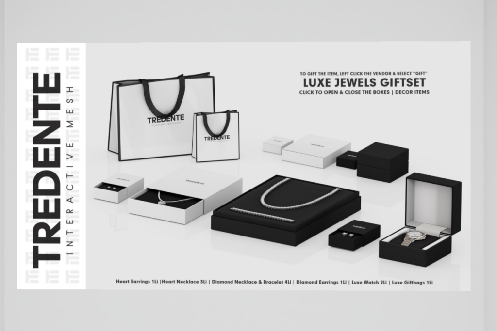 Luxe Jewels Gift Set, L$299-L$350 each/L$1299 FP