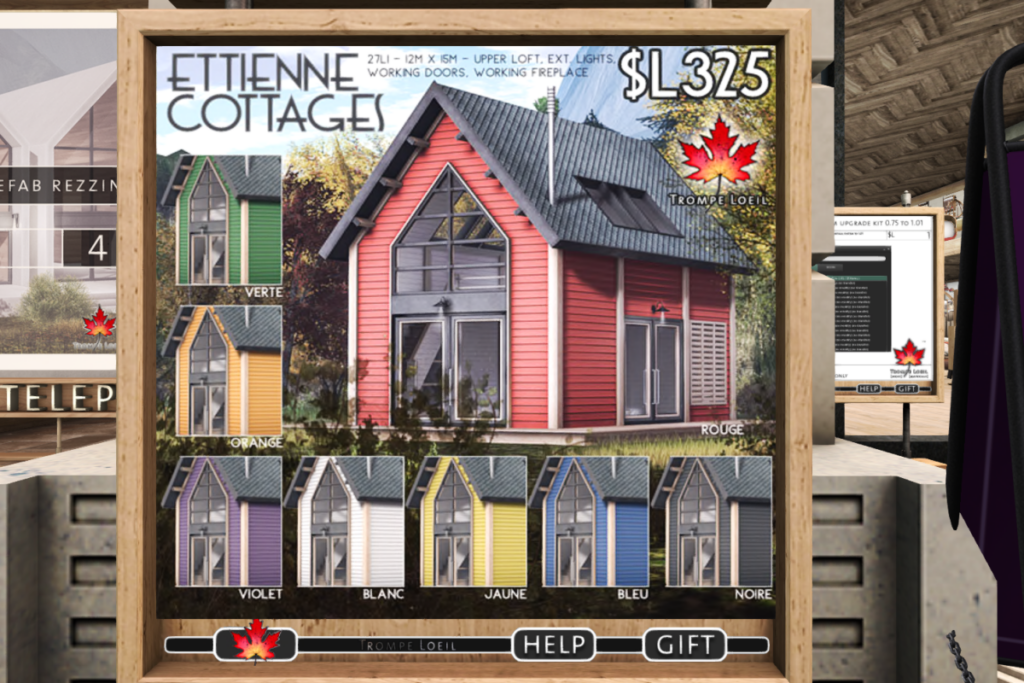 Ettienne Cottages	&lt;a href=&quot;http://maps.secondlife.com/secondlife/Trompe%20Loeil%20Mainstore/214/179/22&quot; target=&quot;_blank&quot;&gt;Teleport&lt;/a&gt;