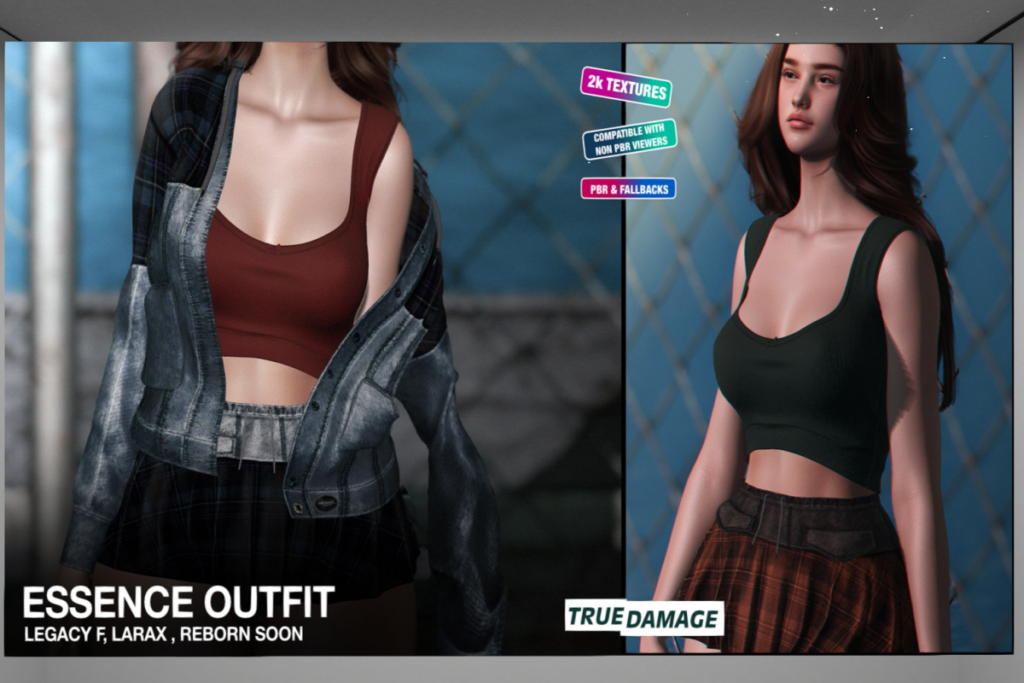 Essence Outfit - Legacy/MaitreyaX, L$479 each/L$699 FP