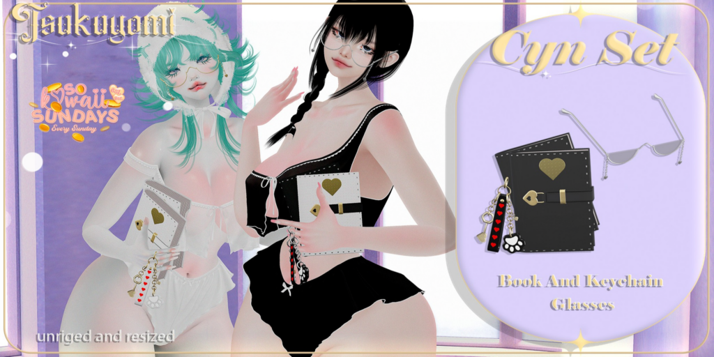 Cyn Accessories Set	&lt;a href=&quot;http://maps.secondlife.com/secondlife/Crocus%20Island/48/6/25&quot;&gt;Teleport&lt;/a&gt;