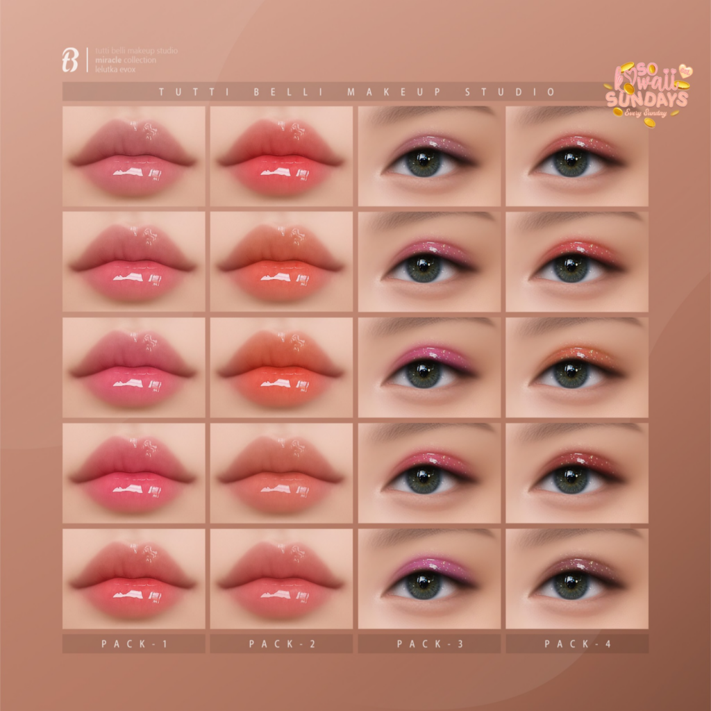 Miracle Collection Cosmetics - EvoX	&lt;a href=&quot;http://maps.secondlife.com/secondlife/Malkine/110/166/293&quot;&gt;Teleport&lt;/a&gt;