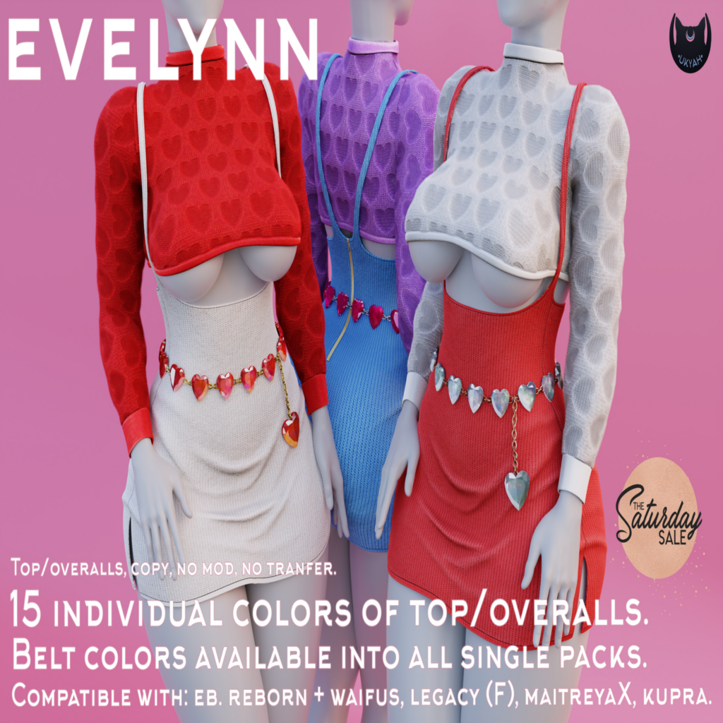 Evelynn Dress - Inithium/Legacy/MaitreyaX/Reborn/+mods	&lt;a href=&quot;http://maps.secondlife.com/secondlife/Magic%20Sky/194/94/2022&quot;&gt;Teleport&lt;/a&gt;