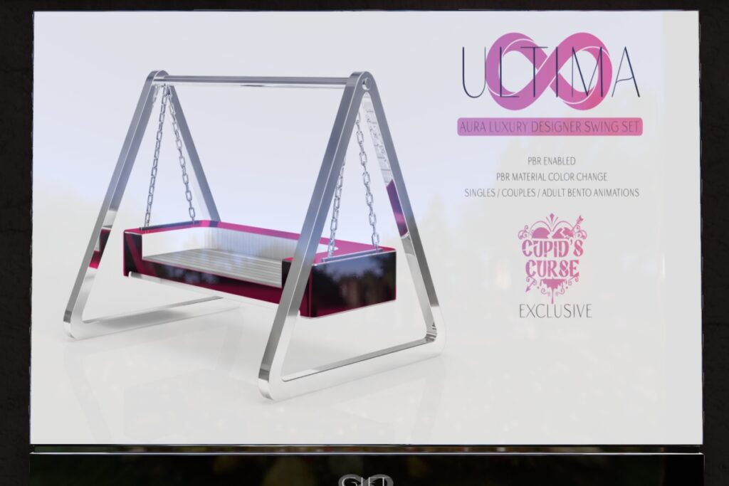 Aura Luxury Designer Swing Set, L$899