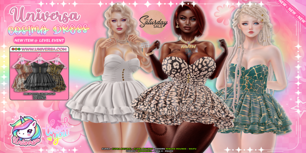 Cosima Dress - Inithium/Legacy/MaitreyaX/Peach/Reborn/+mods