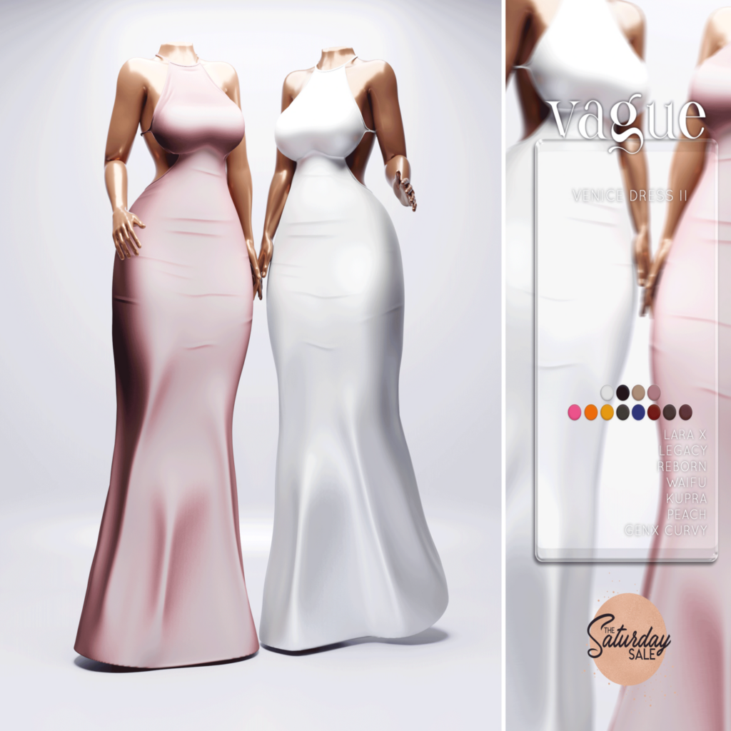 Venice Dress II - GenX Curvy/Inithium/Legacy/MaitreyaX/Peach/Reborn/+mods	&lt;a href=&quot;http://maps.secondlife.com/secondlife/Stellar/121/127/2835&quot;&gt;Teleport&lt;/a&gt;