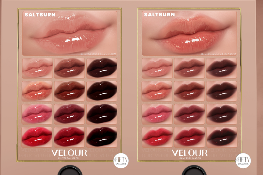 Saltburn Lipsticks - Evo X, L$290 each