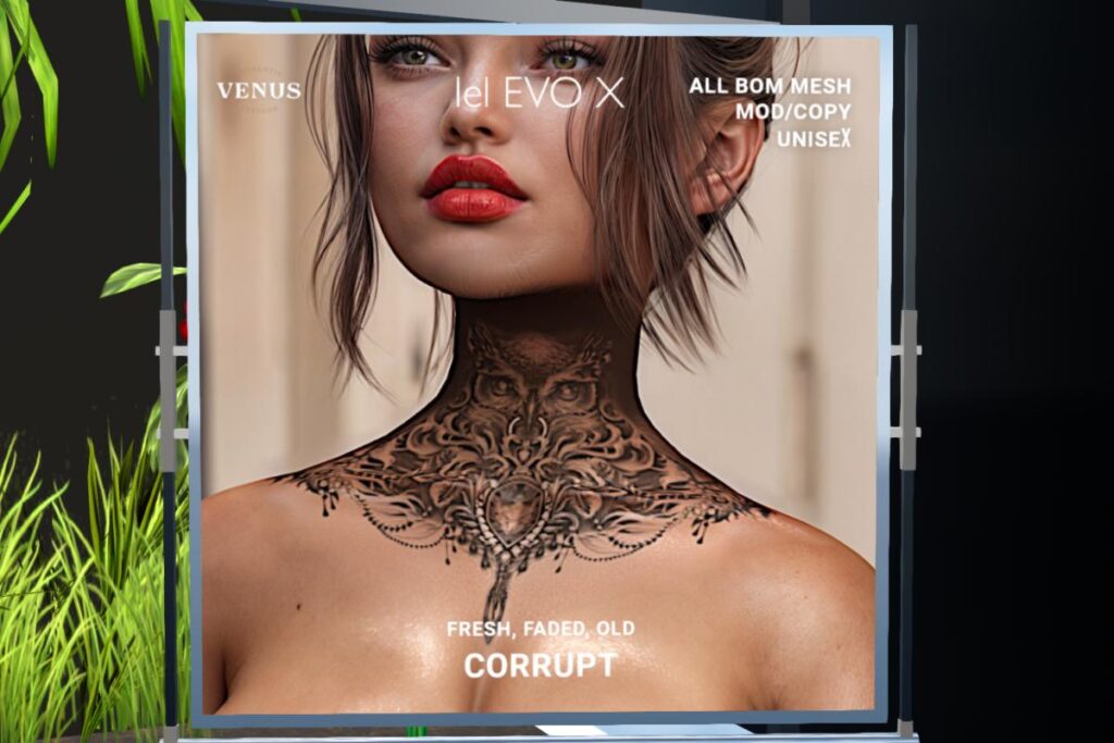 Corrupt Tattoo - EvoX, L$300