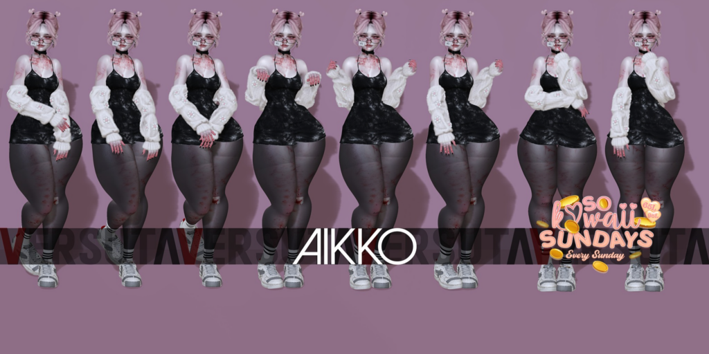 Aikko Poses	&lt;a href=&quot;http://maps.secondlife.com/secondlife/Chill%20Thrill/124/157/20&quot;&gt;Teleport&lt;/a&gt;