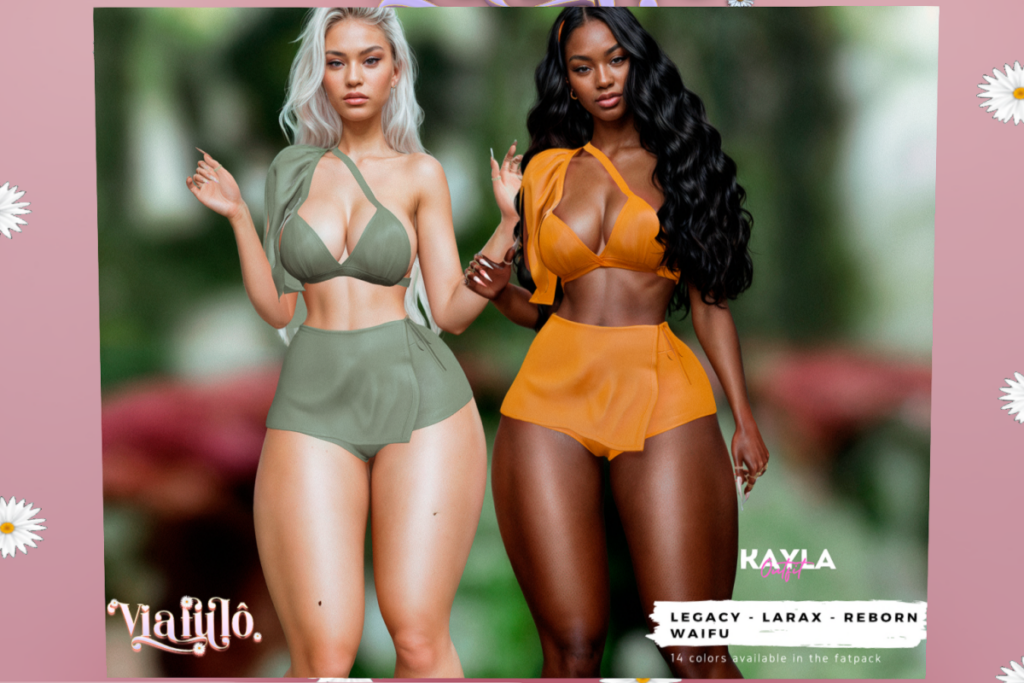 Kayla Top and Skirt - Legacy/MaitreyaX/Reborn/+mods, L$190 each/L$950 each FP