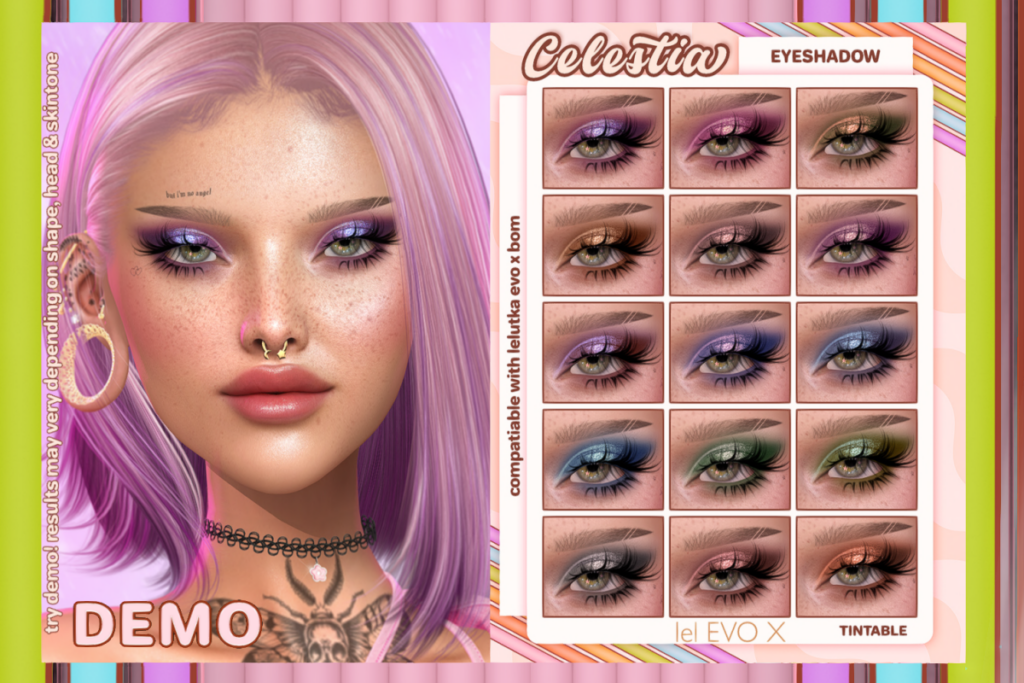 Celestia Eyeshadow - Evo X, L$300