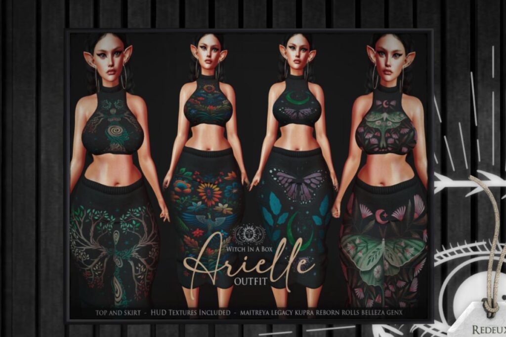 Arielle Outfit - GenX/Inithium/Legacy/Maitreya/Reborn/+mods, L$225