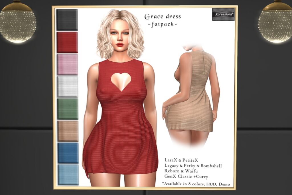 Grace Dress - GenX/Legacy/MaitreyaX/Reborn, L$795