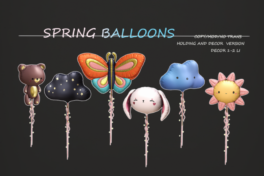 Spring Balloons, L$199