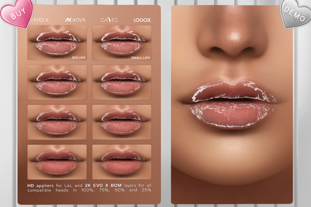 Dovey Lipgloss - AkX/EvoX/Ga.Eg/LogoX, L$130