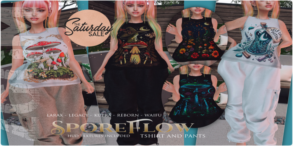 Sporeflow Outfit - Inithium/Legacy/MaitreyaX/Reborn/+mods	&lt;a href=&quot;http://maps.secondlife.com/secondlife/Sunset/65/63/2001&quot;&gt;Teleport&lt;/a&gt;