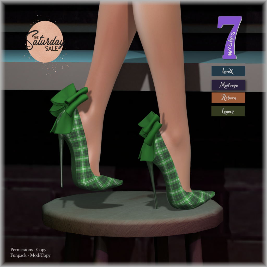 Petty Pumps - Legacy/Maitreya/Reborn/+mods	&lt;a href=&quot;http://maps.secondlife.com/secondlife/Leather%20and%20Lace/227/95/2201&quot;&gt;Teleport&lt;/a&gt;