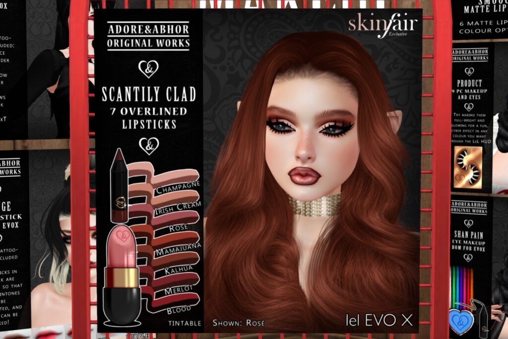 Scantily Clad Lipstick - EvoX, L$199