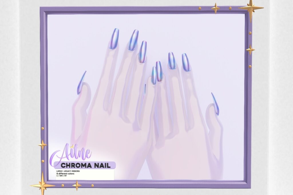 Chroma Nails - Legacy/MaitreyaX/Reborn, L$250 FP