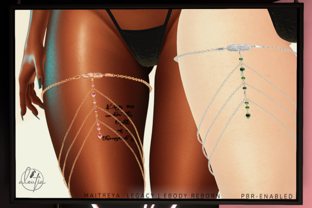 Nessa Thigh Chains - Legacy/Maitreya/Reborn, L$399 each/L$999 FP