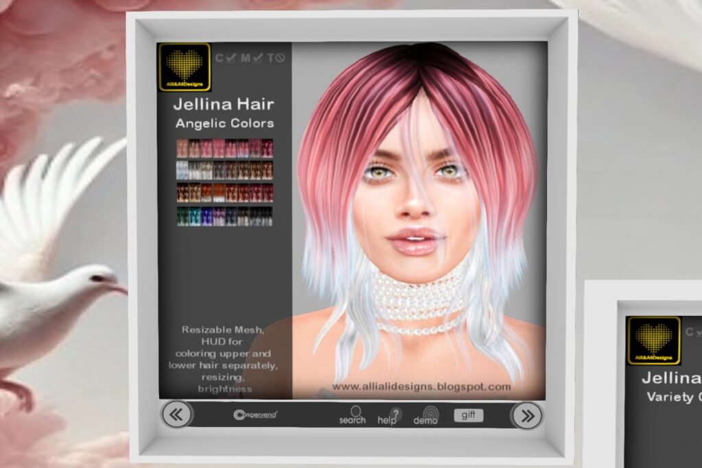 Jellina Hair Angelic Colors, L$250