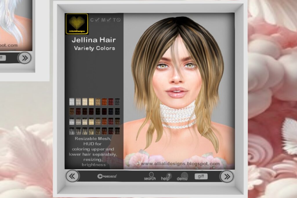 Jellina Hair Variety Colors, L$250