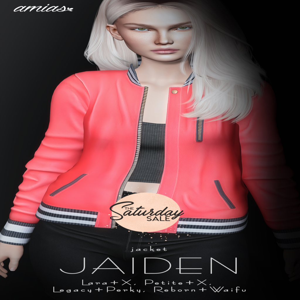 Jaiden Jacket - Legacy/Maitreya/Reborn/+mods	&lt;a href=&quot;http://maps.secondlife.com/secondlife/Cartier/149/115/1387&quot;&gt;Teleport&lt;/a&gt;