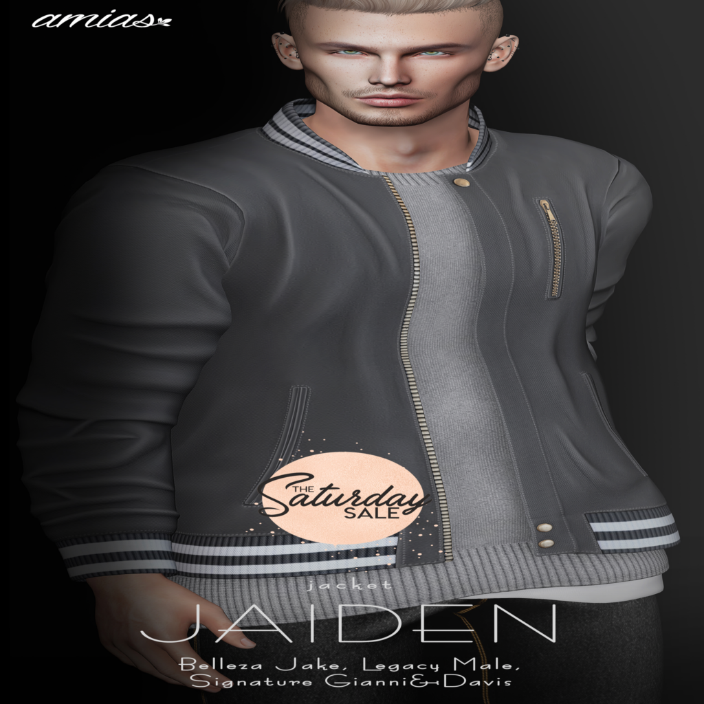 Jaiden Jacket - Davis/Gianni/Jake/Legacy	&lt;a href=&quot;http://maps.secondlife.com/secondlife/Cartier/149/115/1387&quot;&gt;Teleport&lt;/a&gt;