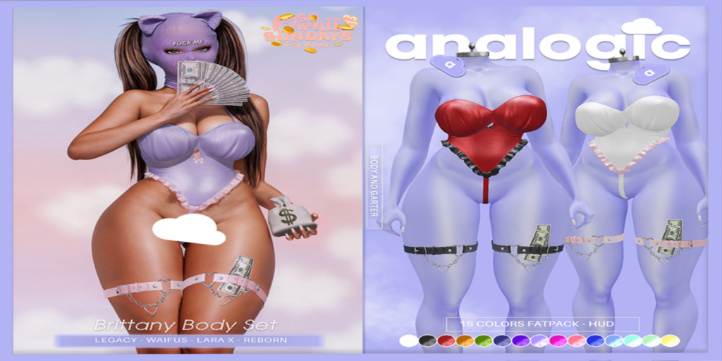 Brittany Body Set - Legacy/MaitreyaX/Reborn/+mods	&lt;a href=&quot;http://maps.secondlife.com/secondlife/Bliss%20Kingdom/64/160/2001&quot;&gt;Teleport&lt;/a&gt;