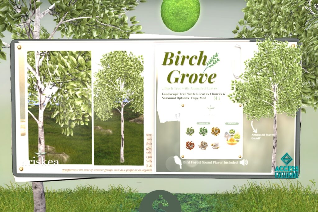 Birch Grove, L$399