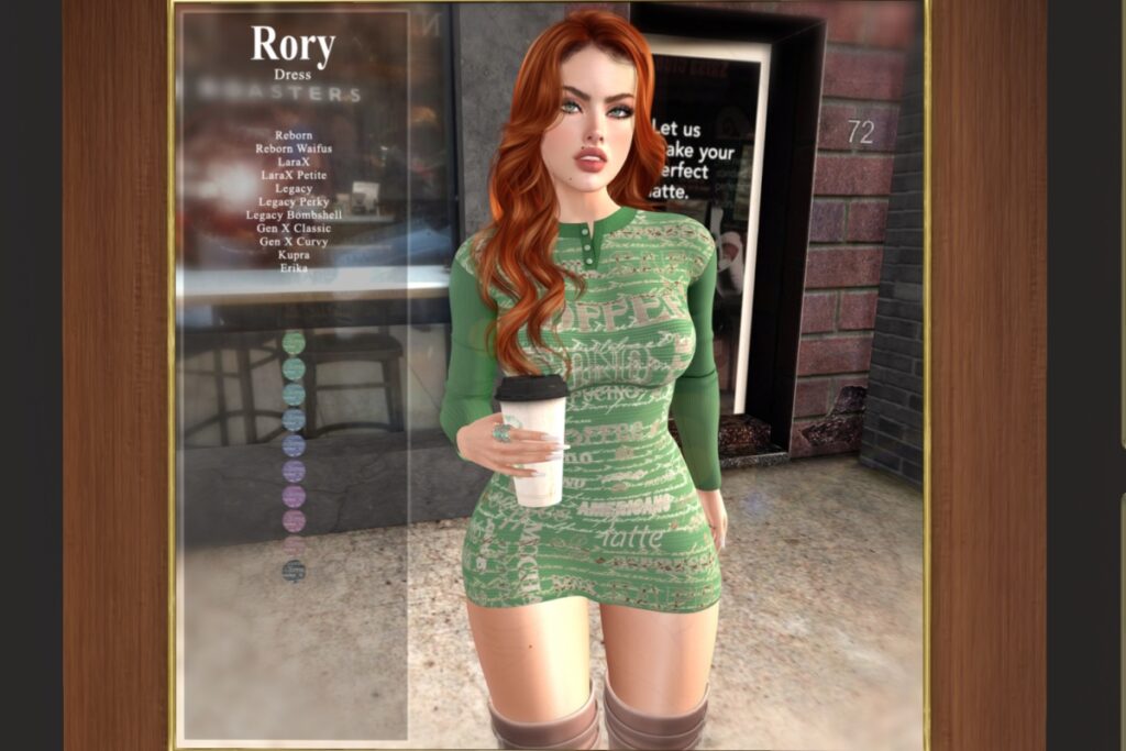 Rory Dress - Erika/GenX/Inithium/Legacy/MaitreyaX/Reborn/+mods, L$399