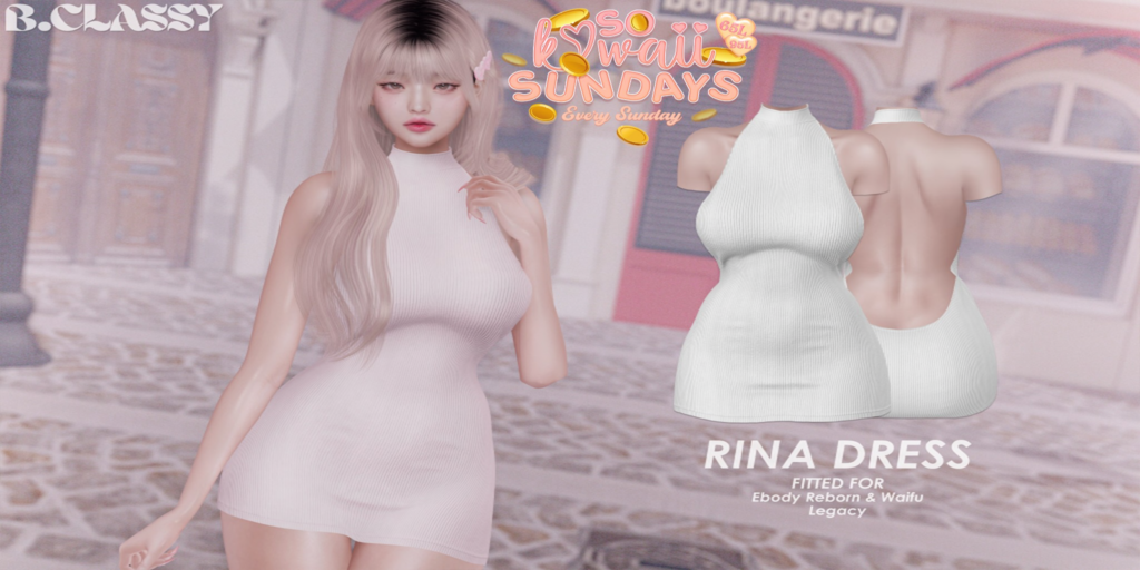 Rina Dress - Legacy/Reborn/+mods	&lt;a href=&quot;http://maps.secondlife.com/secondlife/Phoenix%20Paradise/83/88/1545&quot;&gt;Teleport&lt;/a&gt;