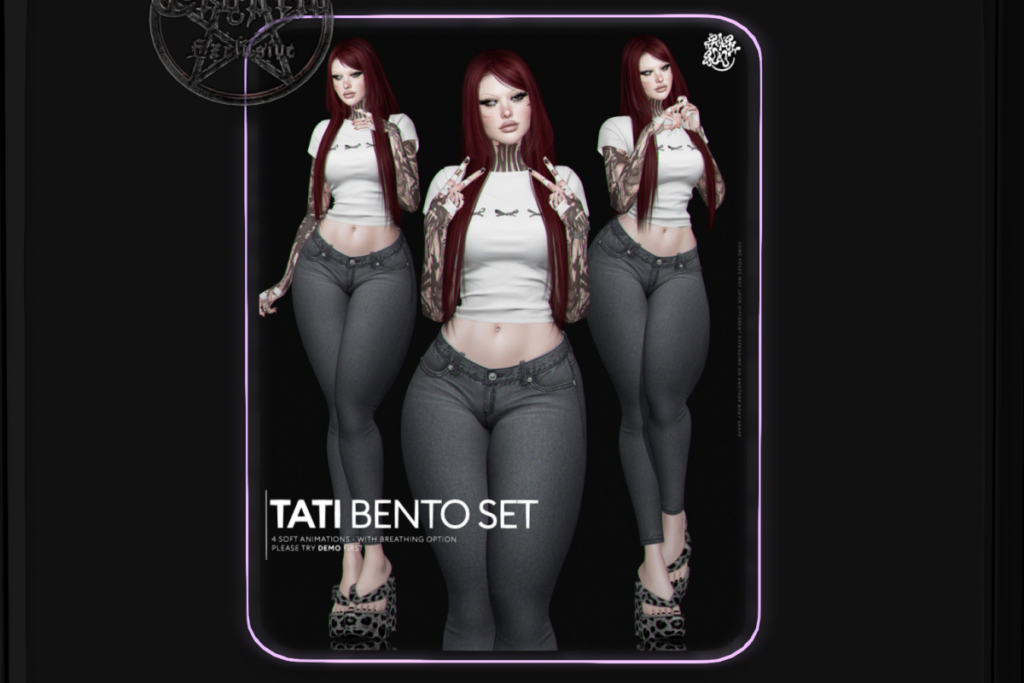 Tati Poses, L$85 each/L$255 FP