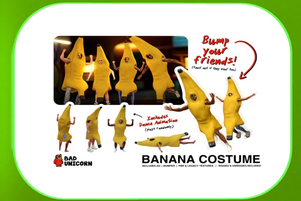 Banana Costume - no fits listed, L$299