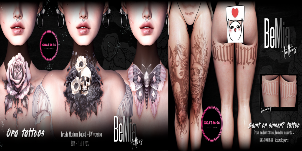 Ora and Saint Or Sinner Tattoos - BOM