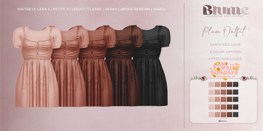 Plum Outfit - Legacy/MaitreyaX/Reborn/+mods	&lt;a href=&quot;http://maps.secondlife.com/secondlife/Bruschetta/149/46/1301&quot;&gt;Teleport&lt;/a&gt;