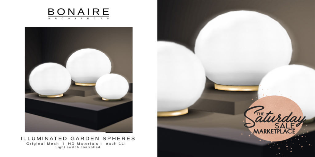 Illuminated Garden Spheres