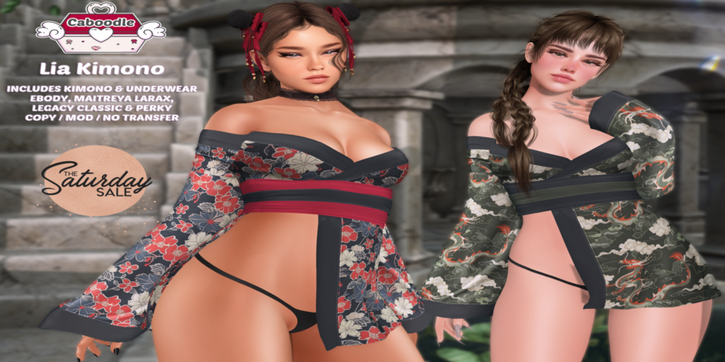 Lia Kimono - Legacy/MaitreyaX/Reborn/+mods	&lt;a href=&quot;https://maps.secondlife.com/secondlife/Caboodle/53/143/26&quot;&gt;Teleport&lt;/a&gt;