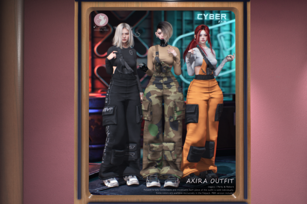 Axira Outfit - Legacy/Reborn/+mods, L$199 each/L$1199 FP