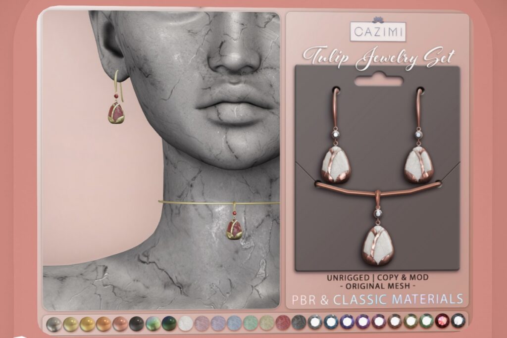 Tulip Jewelry Set, L$249