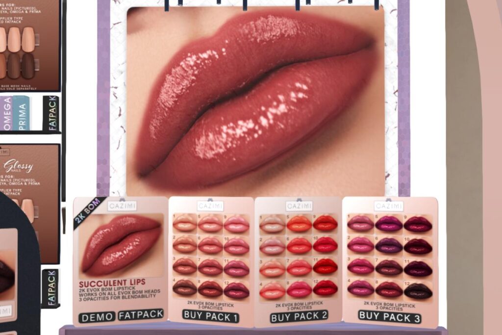 Succulent Lips - EvoX, L$199 each/L$499 each FP